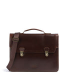 Buckle & Seam Crazy Horse Notes Aktentasche brown