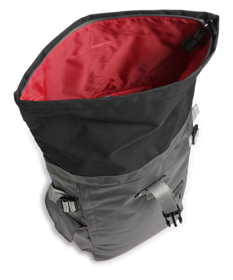 Harvest Label Norikura Two-Tone Rolltop backpack gunmetal