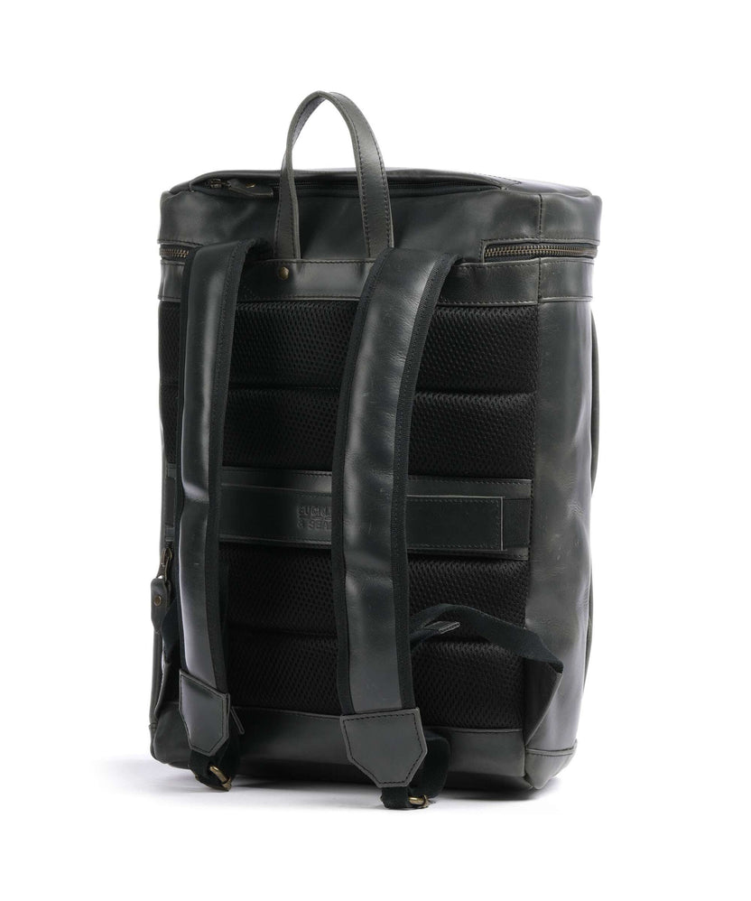 Buckle & Seam Crazy Horse Siwa Backpack anthracite