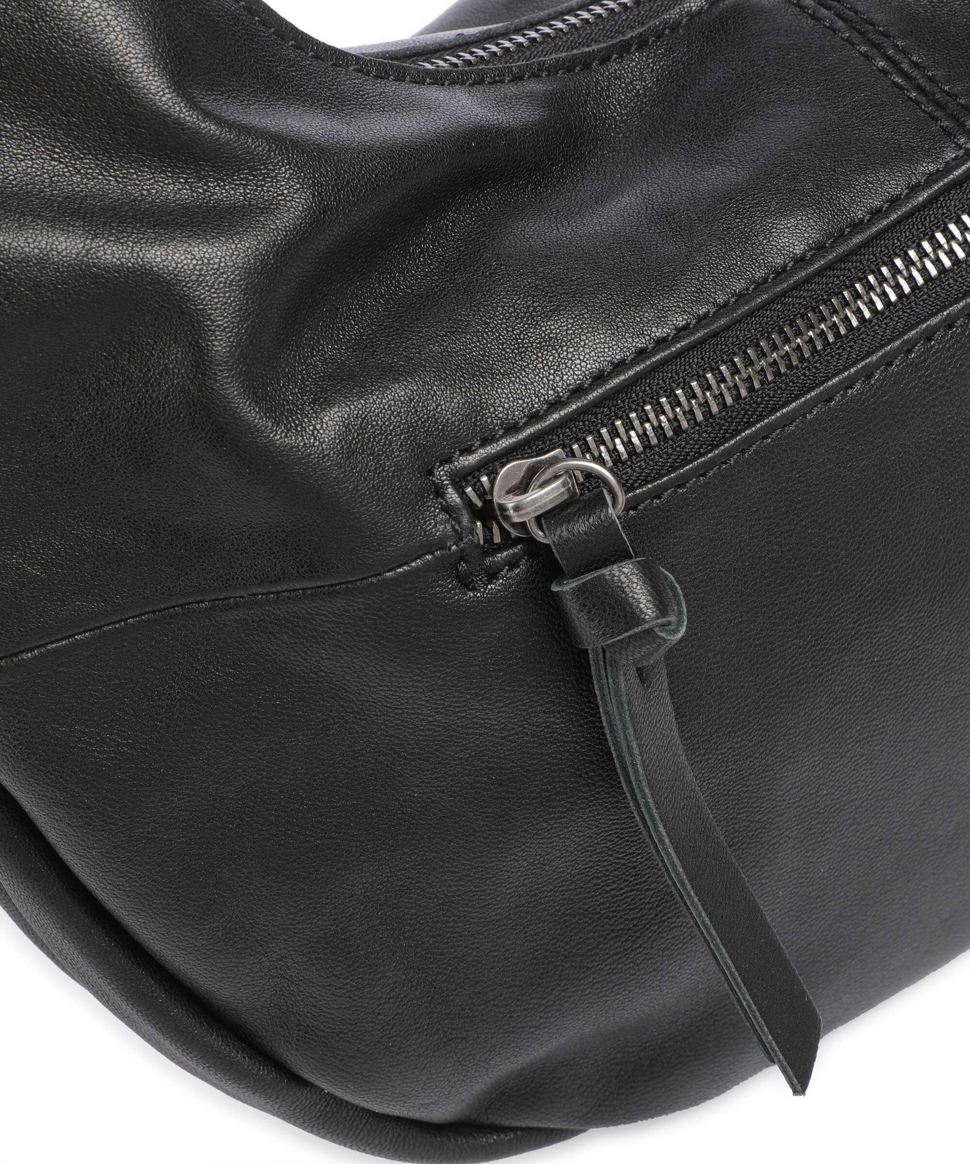 FredsBruder Take A Smile Big Hobo bag black