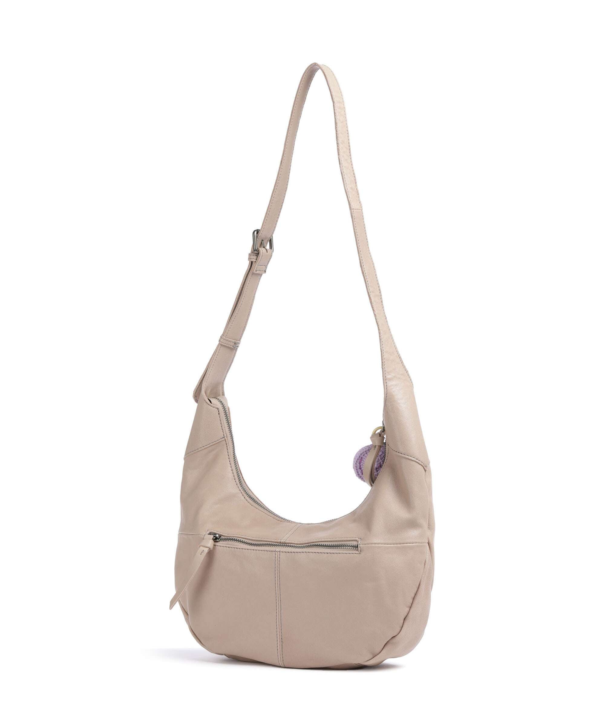 FredsBruder Take A Smile Big Hobo bag chai latte