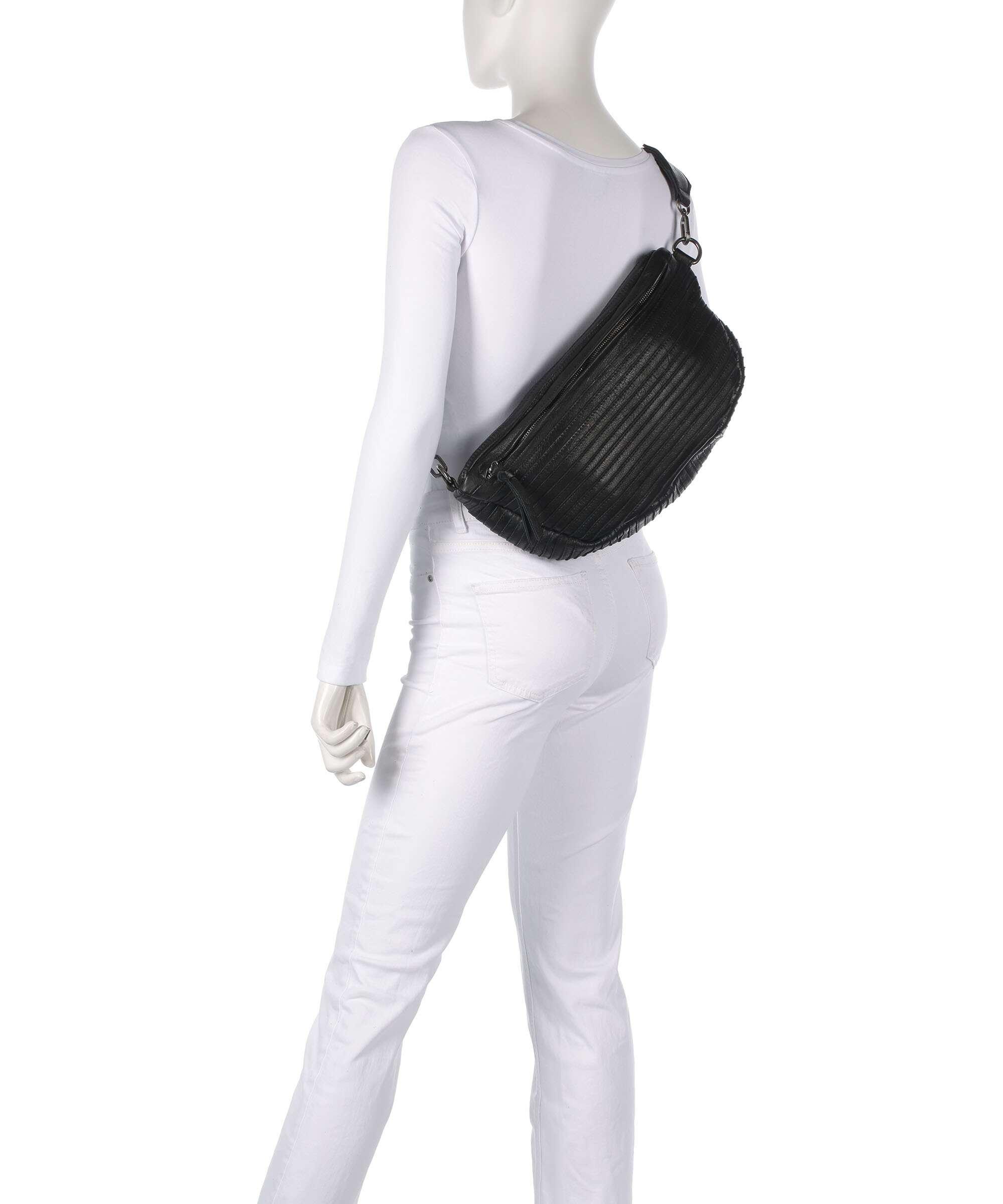FredsBruder Check My Bag mini Crossbody bag black