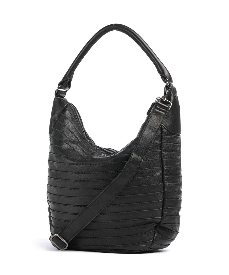 FredsBruder Bestseller Gürteltier S Hobo bag black