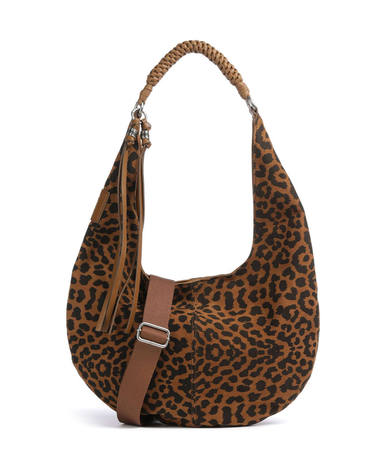FredsBruder For Lovers Midi Hobo bag leo print