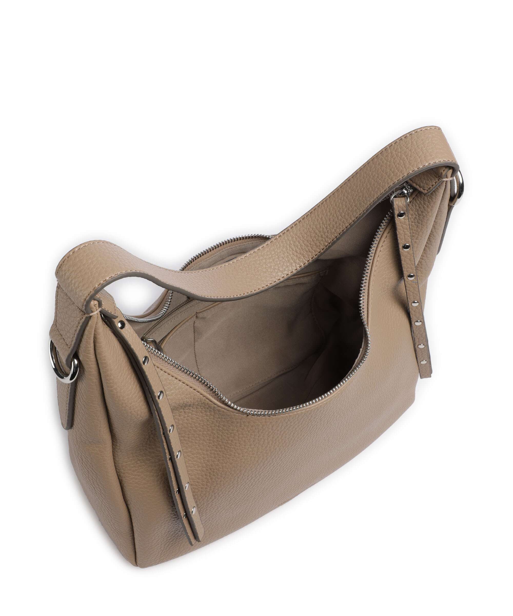 FredsBruder Feel Wild Midi Hobo bag soft toffee