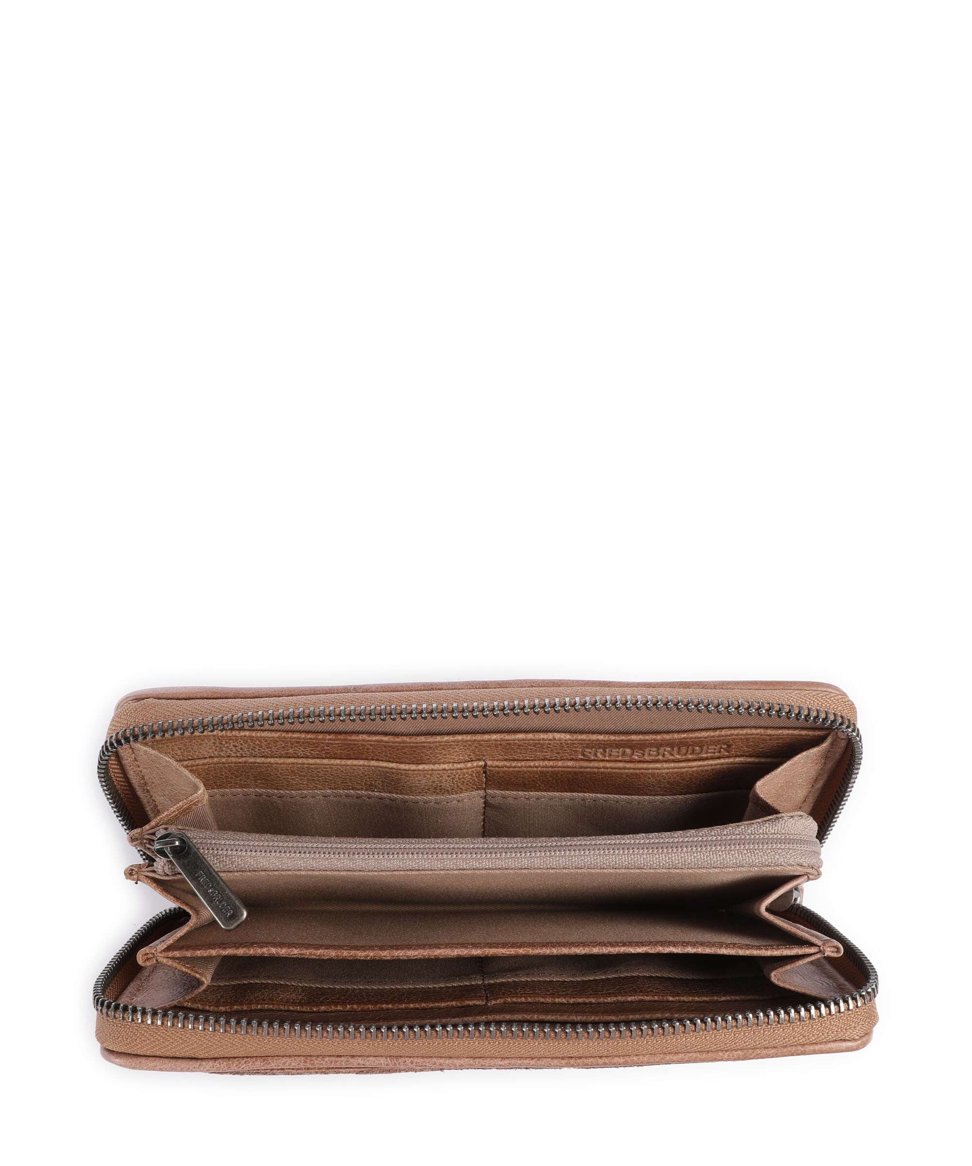 FredsBruder Bestseller Riffel Big Total Wallet caramel