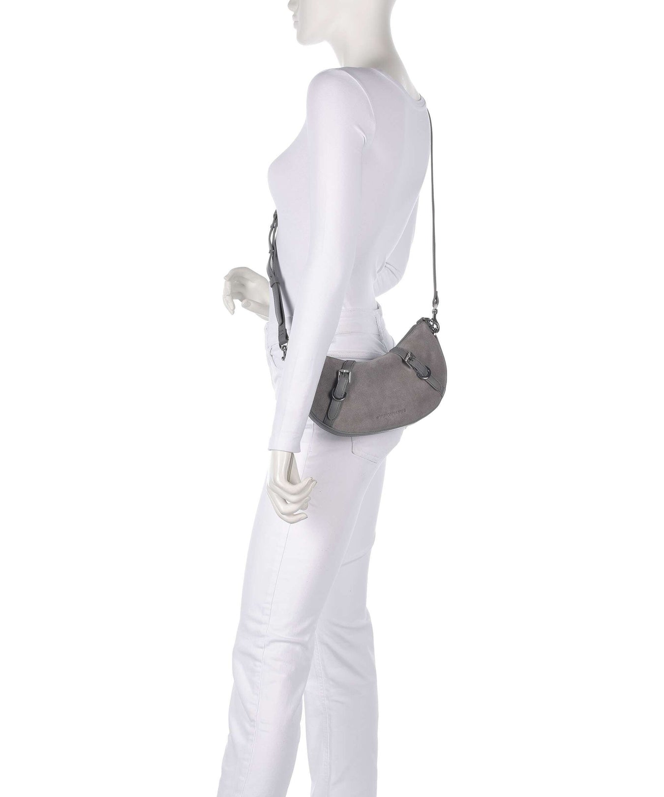 Les Visionnaires Enya Cozy Mini Shoulder bag titanium grey