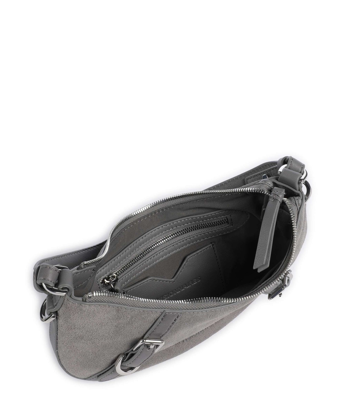 Les Visionnaires Enya Cozy Mini Shoulder bag titanium grey