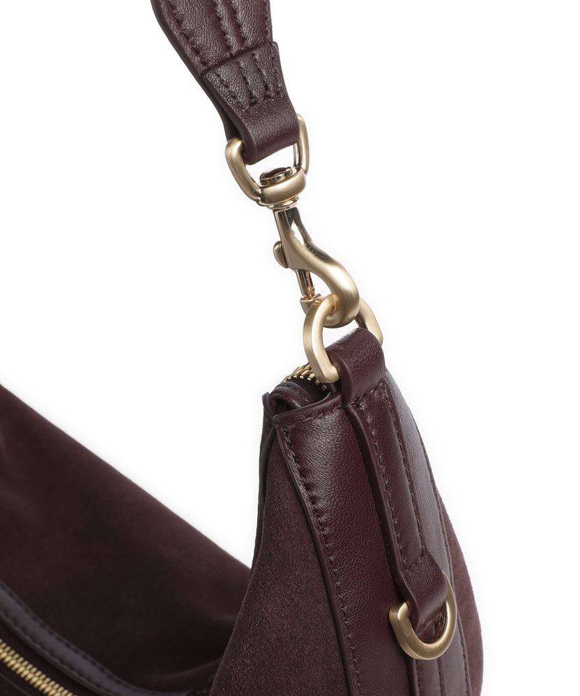 Les Visionnaires Enya Cozy Hobo bag vinyard red