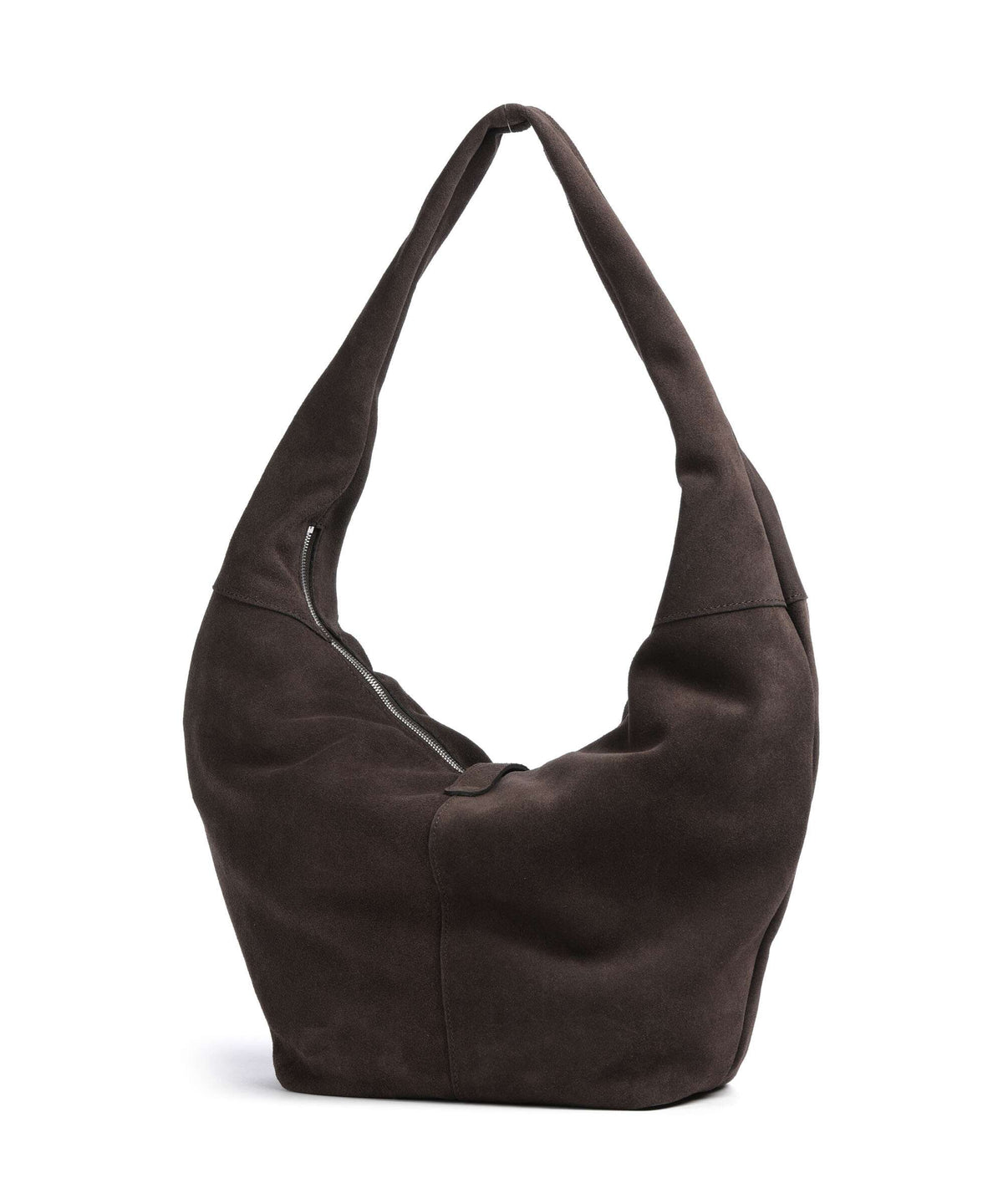 Les Visionnaires Claudine Rebel Cozy Hobo bag dark brown