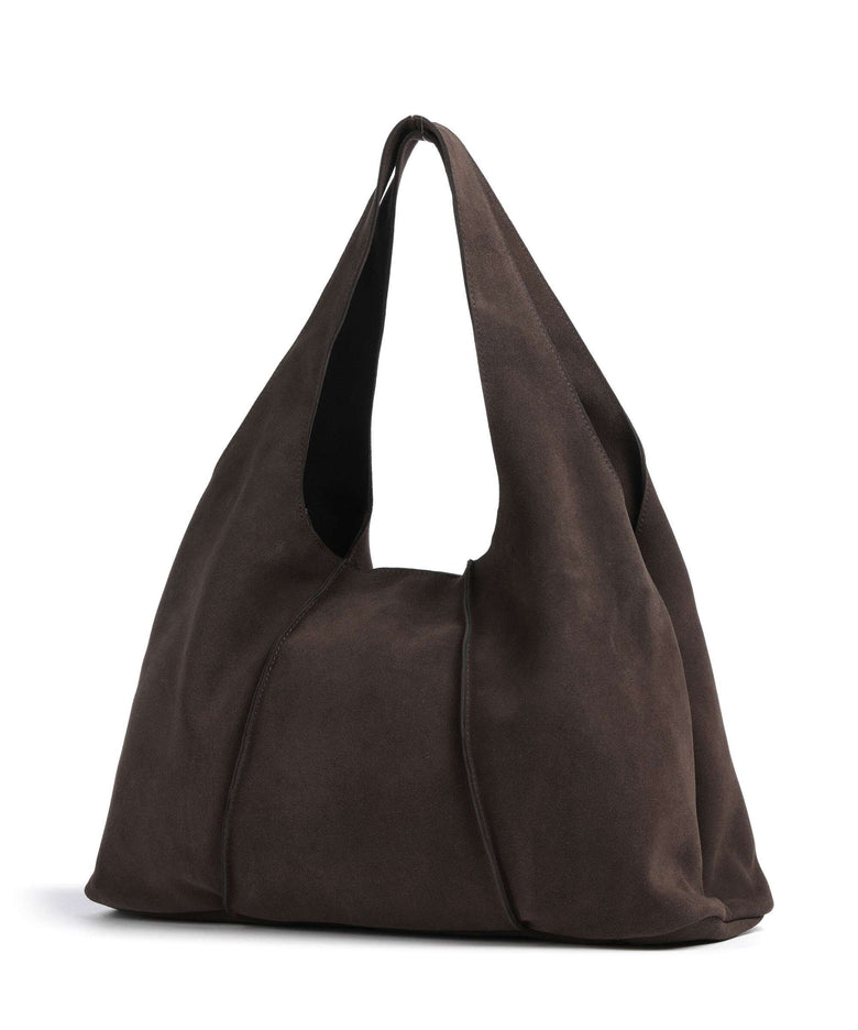 Les Visionnaires Paz Essential Cozy Hobo bag dark brown