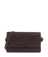 Les Visionnaires Brit Weave Silky Umhängetasche aubergine