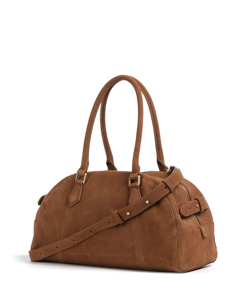 Les Visionnaires Odette Cozy Chain Handbag cognac