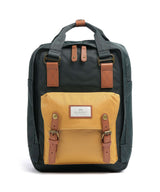Doughnut Macaroon Rucksack slate green/yellow
