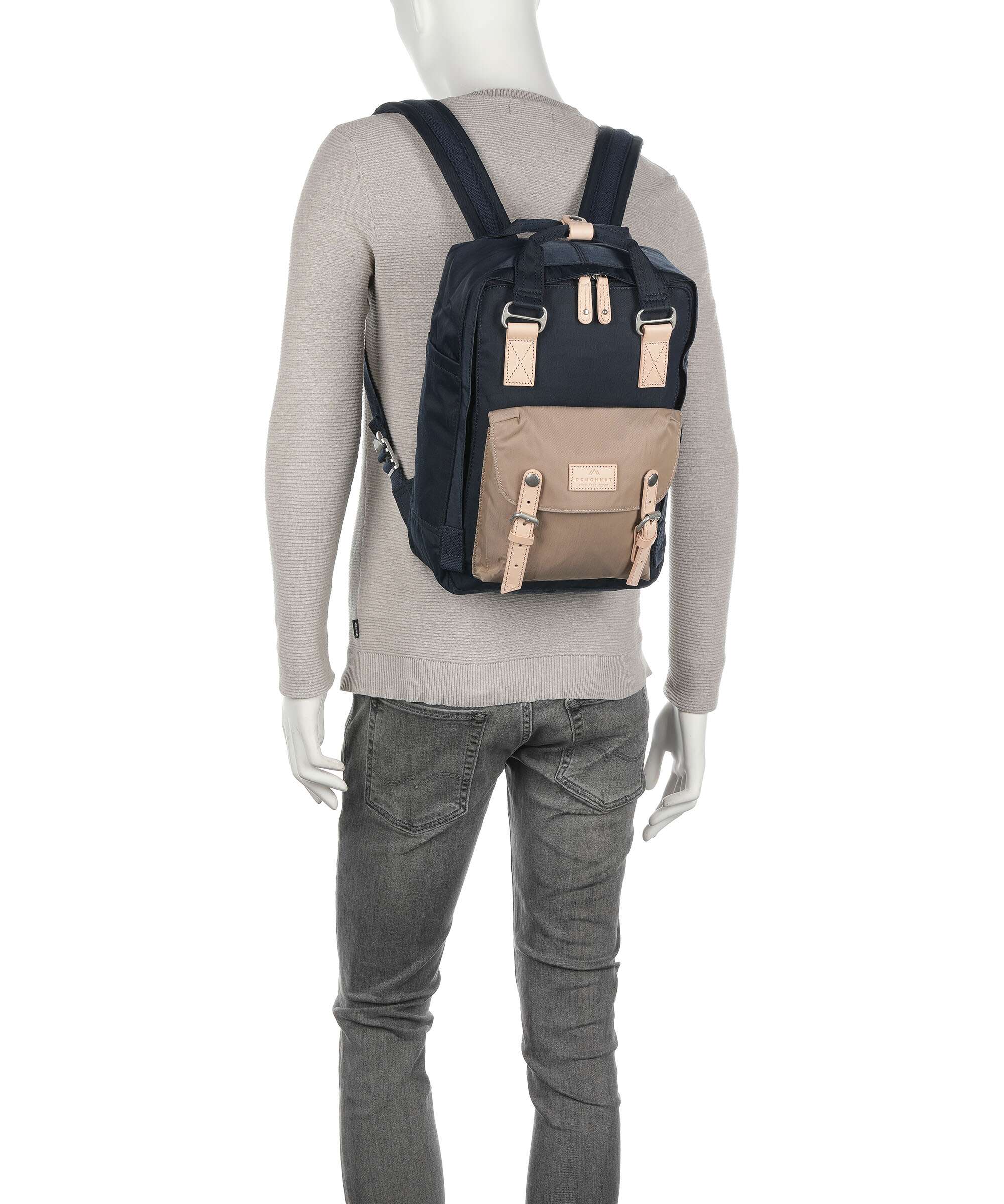 Doughnut Macaroon Backpack slate green/yellow