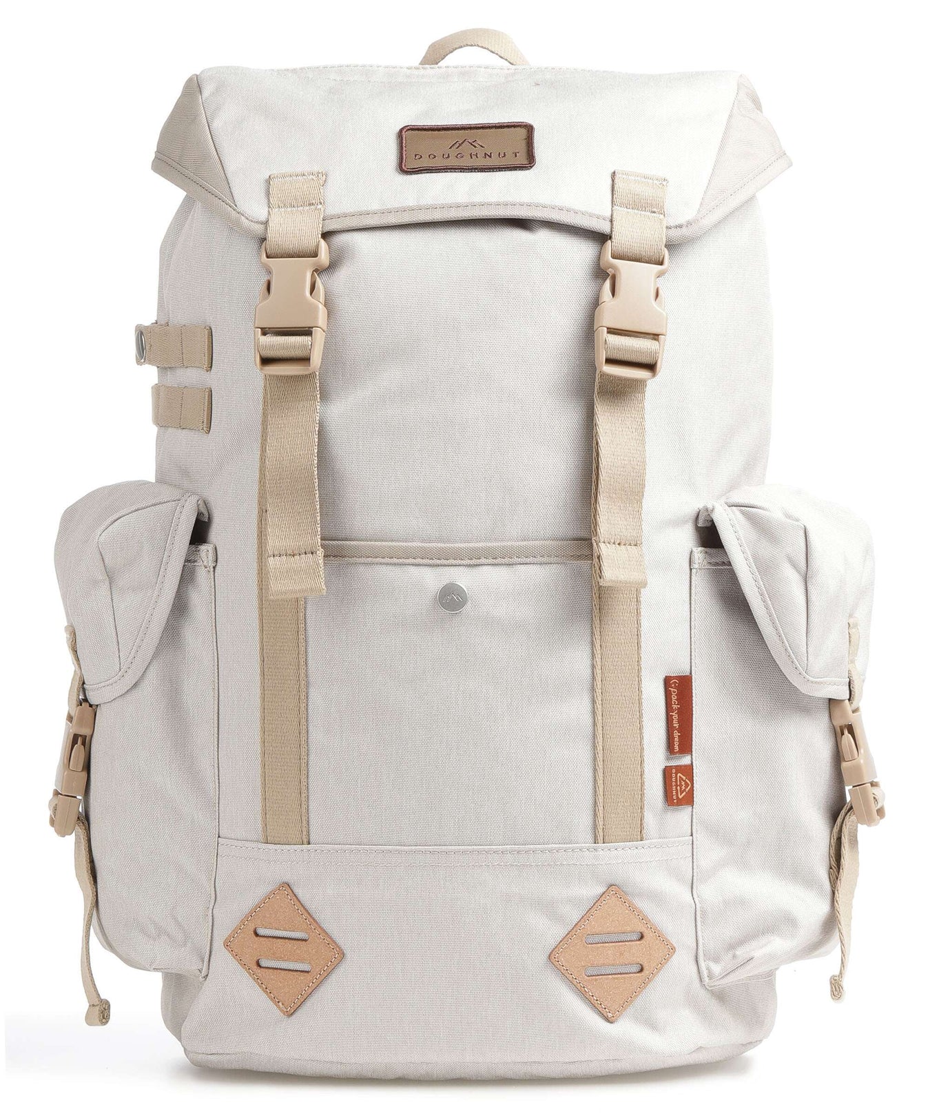 Doughnut Happy Camper Grounder Hiking backpack ivory