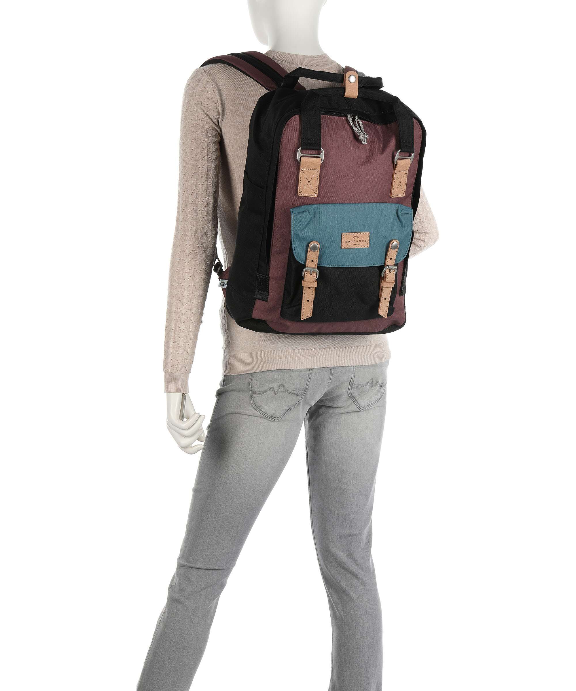 Doughnut Jungle Macaroon Large Backpack beige