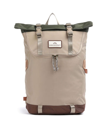 Doughnut Jungle Christopher Small Sac à dos roll-top beige