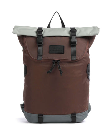 Doughnut Go Wild Christopher Small Sac à dos roll-top grey/brown