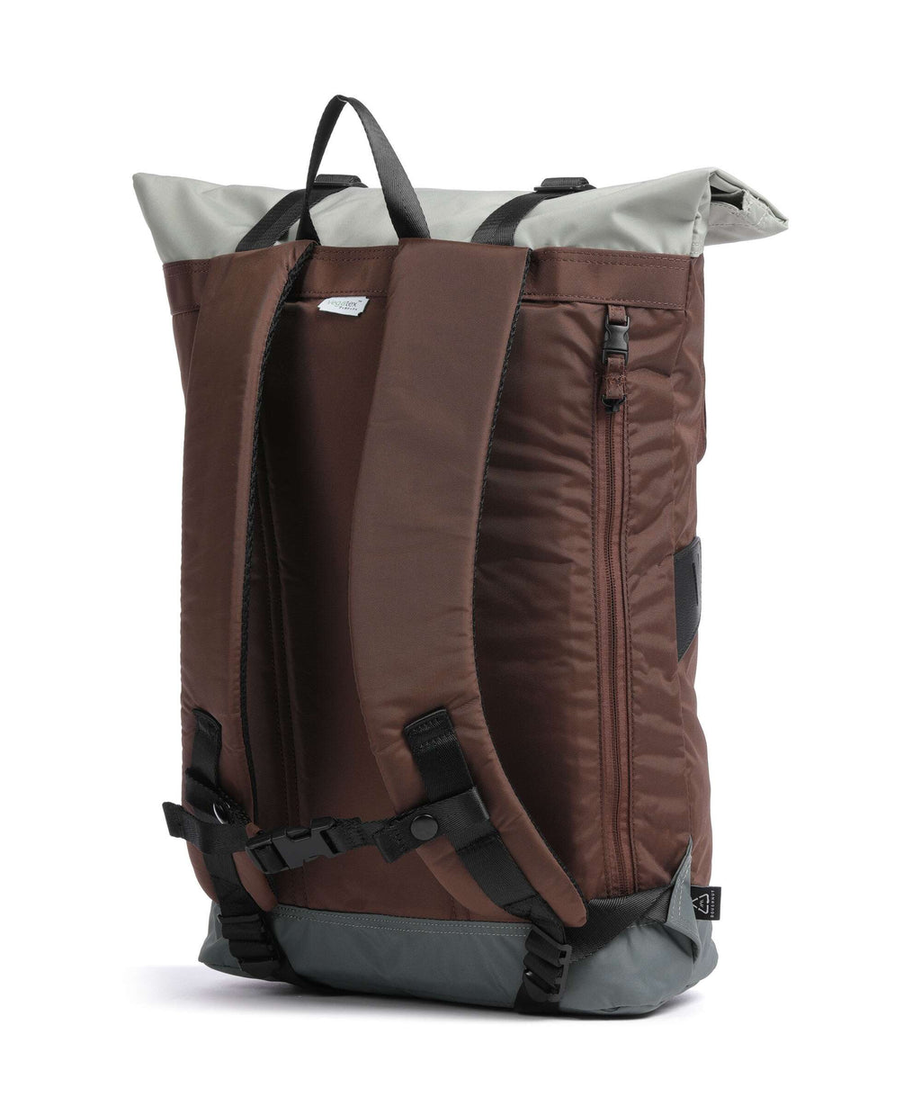 Doughnut Go Wild Christopher Rolltop backpack grey/brown
