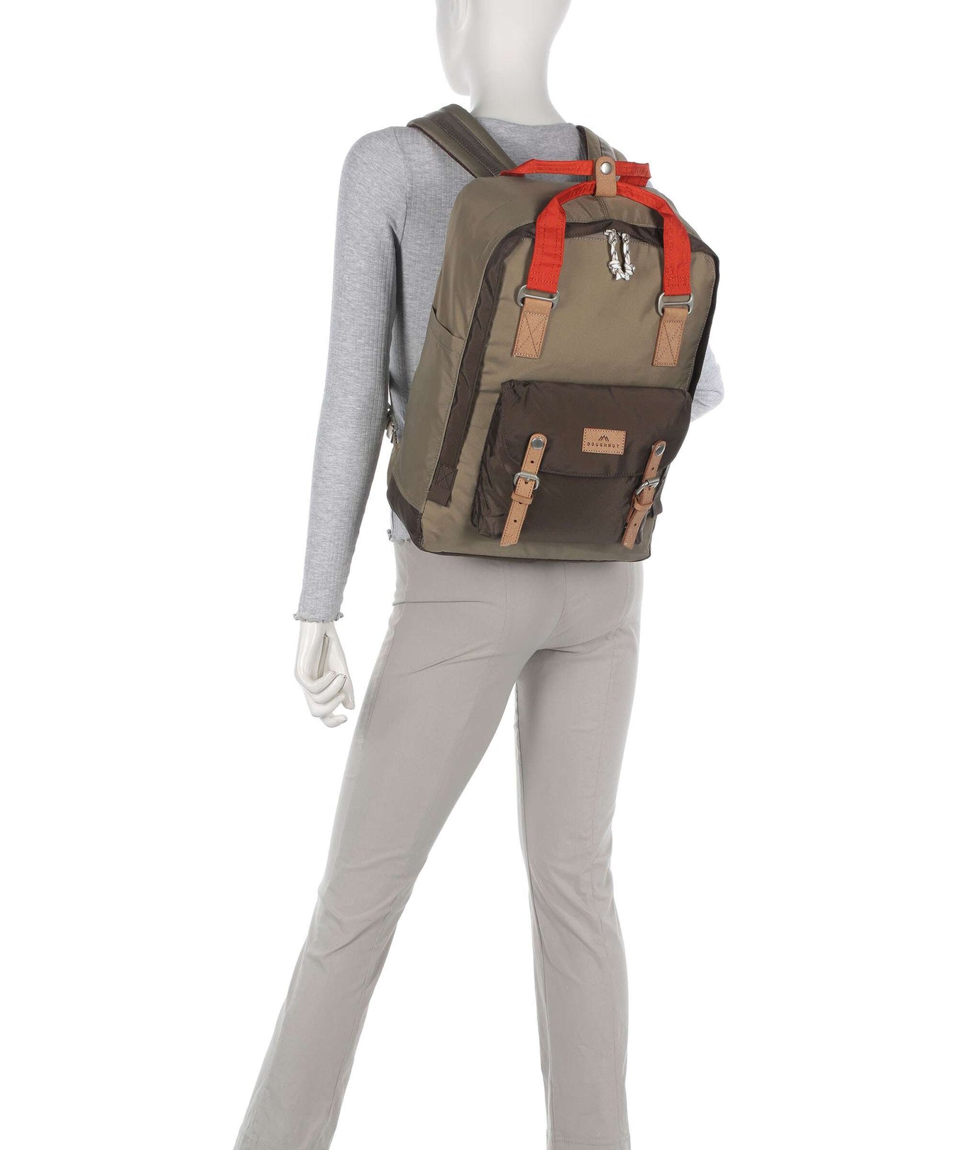 Doughnut Euro Macaroon Backpack khaki