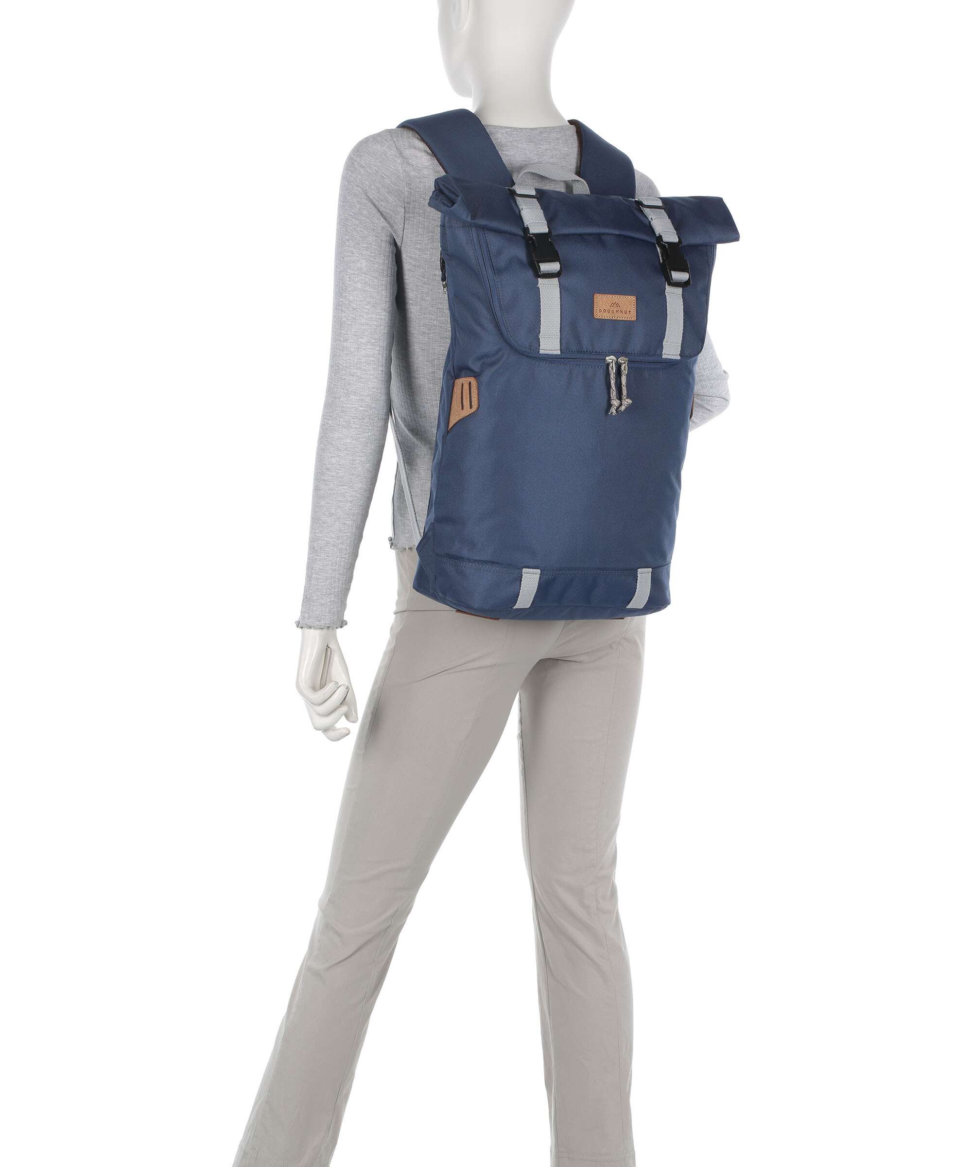 Doughnut Euro Christopher Rolltop backpack steel blue