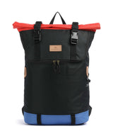 Doughnut Reborn Christopher Rolltop Rucksack black/grapefruit