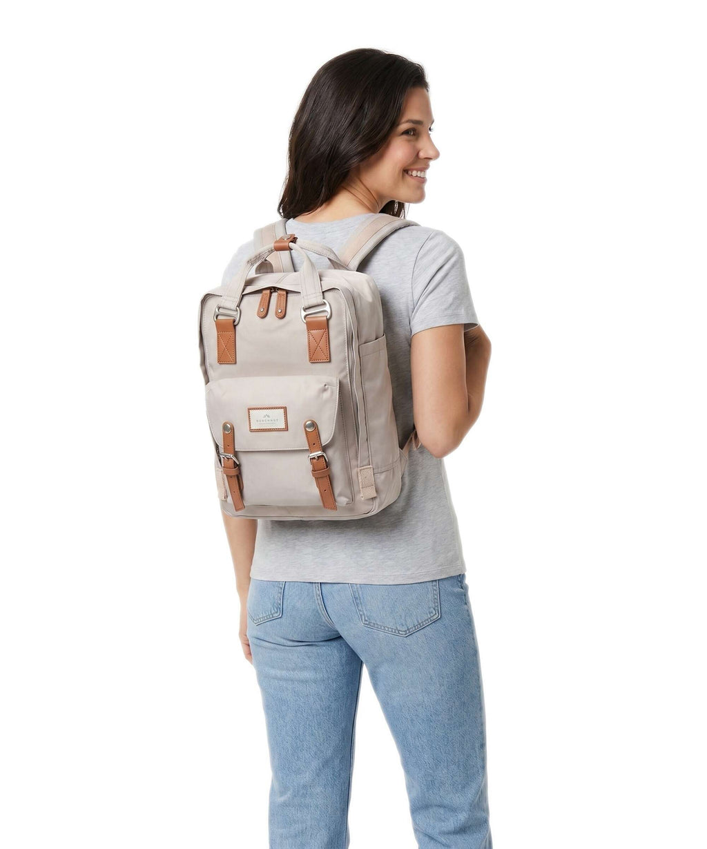 Doughnut Macaroon Backpack ivory