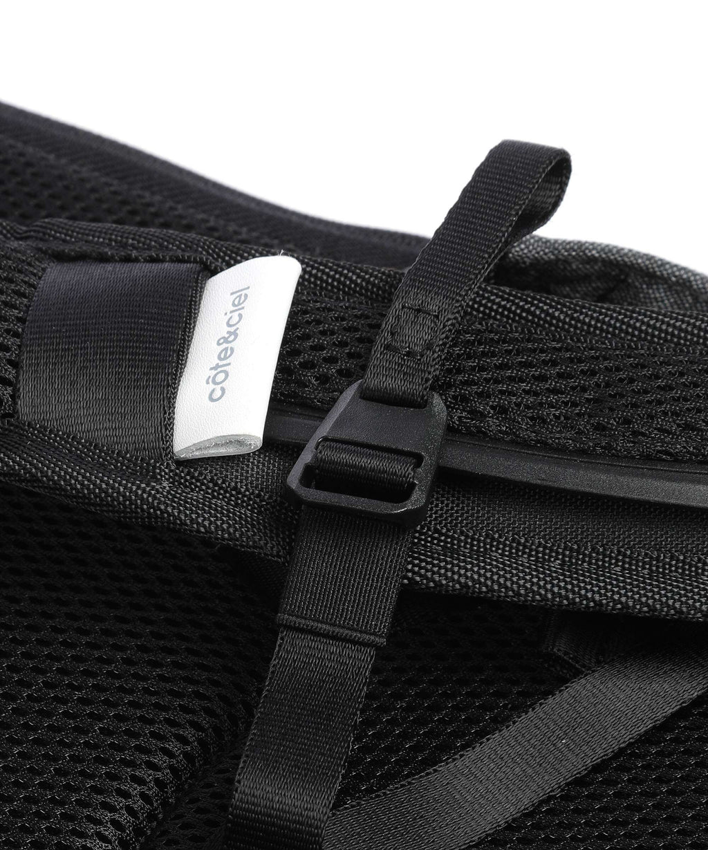 Côte&Ciel Eco Yarn Isar Air Backpack black melange