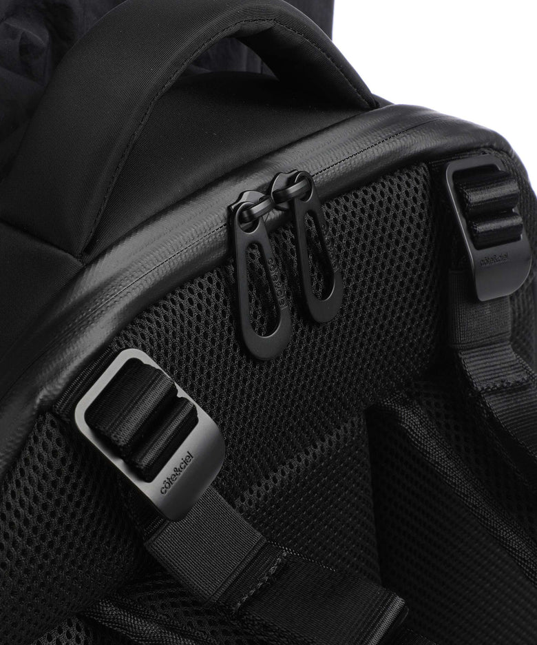 Côte&Ciel Komatsu Onibegie Nylon Backpack black