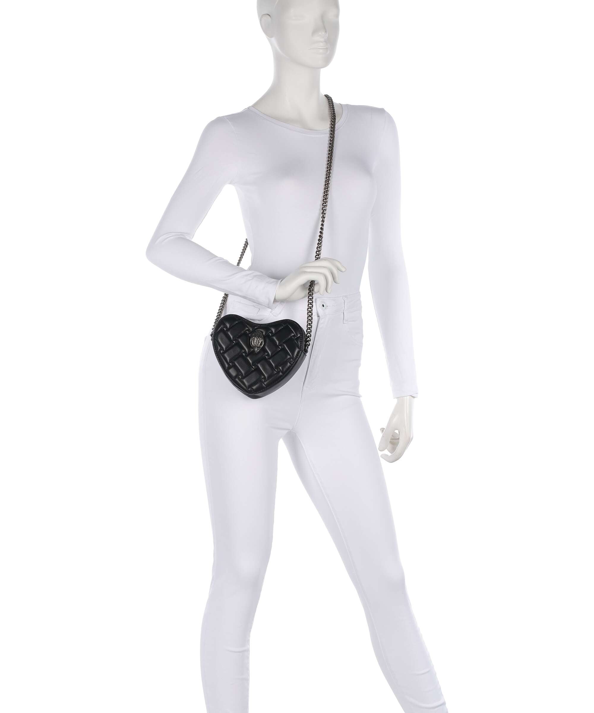 Kurt Geiger Kensington Heart Crossbody bag black