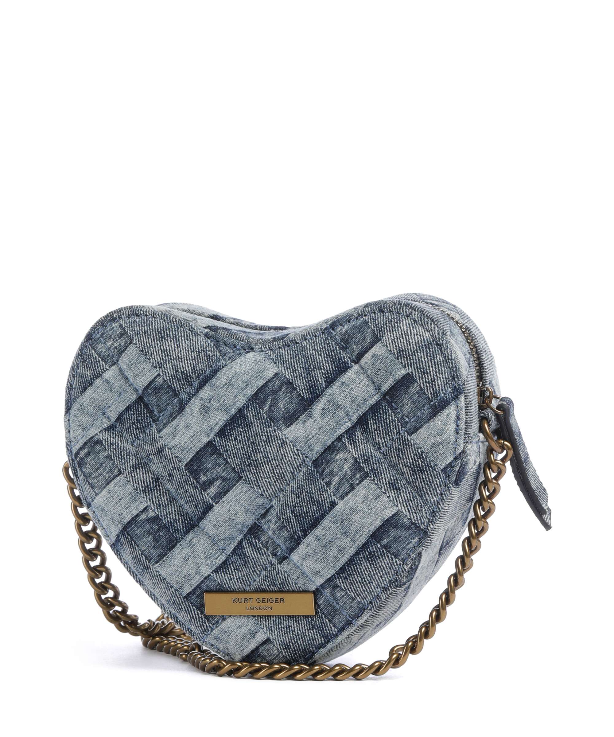 Kurt Geiger Kensington Heart Crossbody bag denim