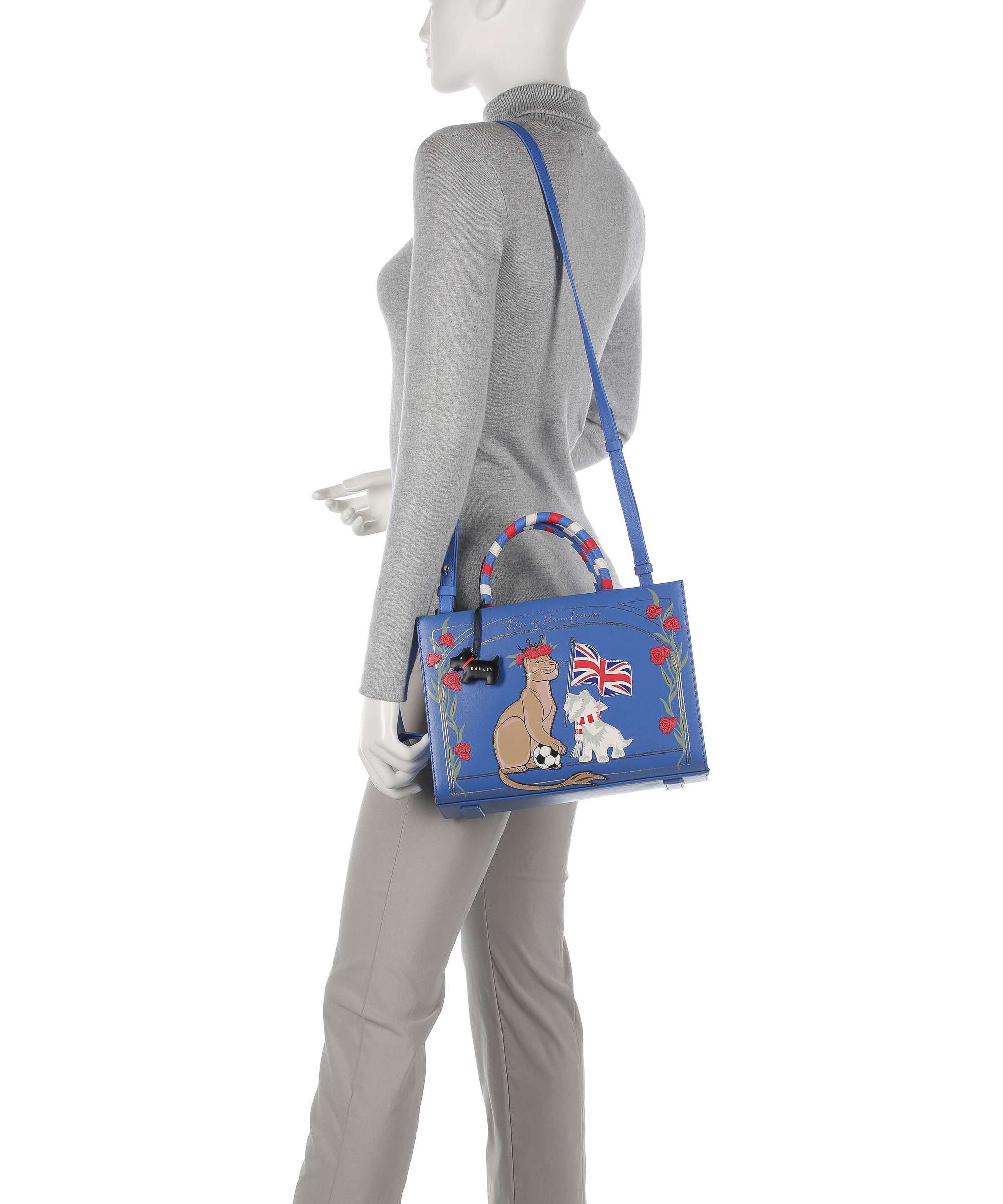 Radley London The World Cup Handbag royal blue