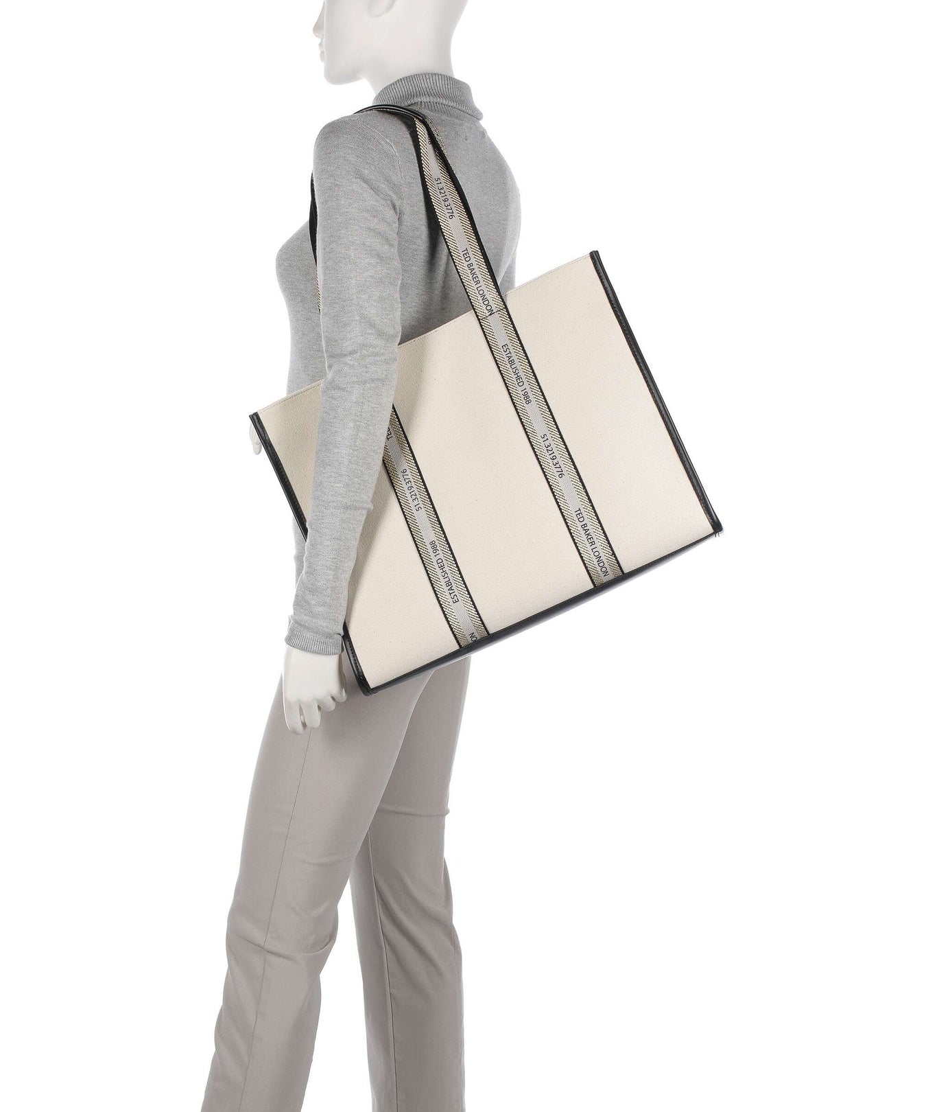 Ted Baker Georjey Tote bag ecru