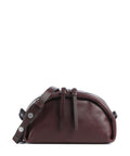 AllSaints Rosalie Arc Crossbody bag burgundy red
