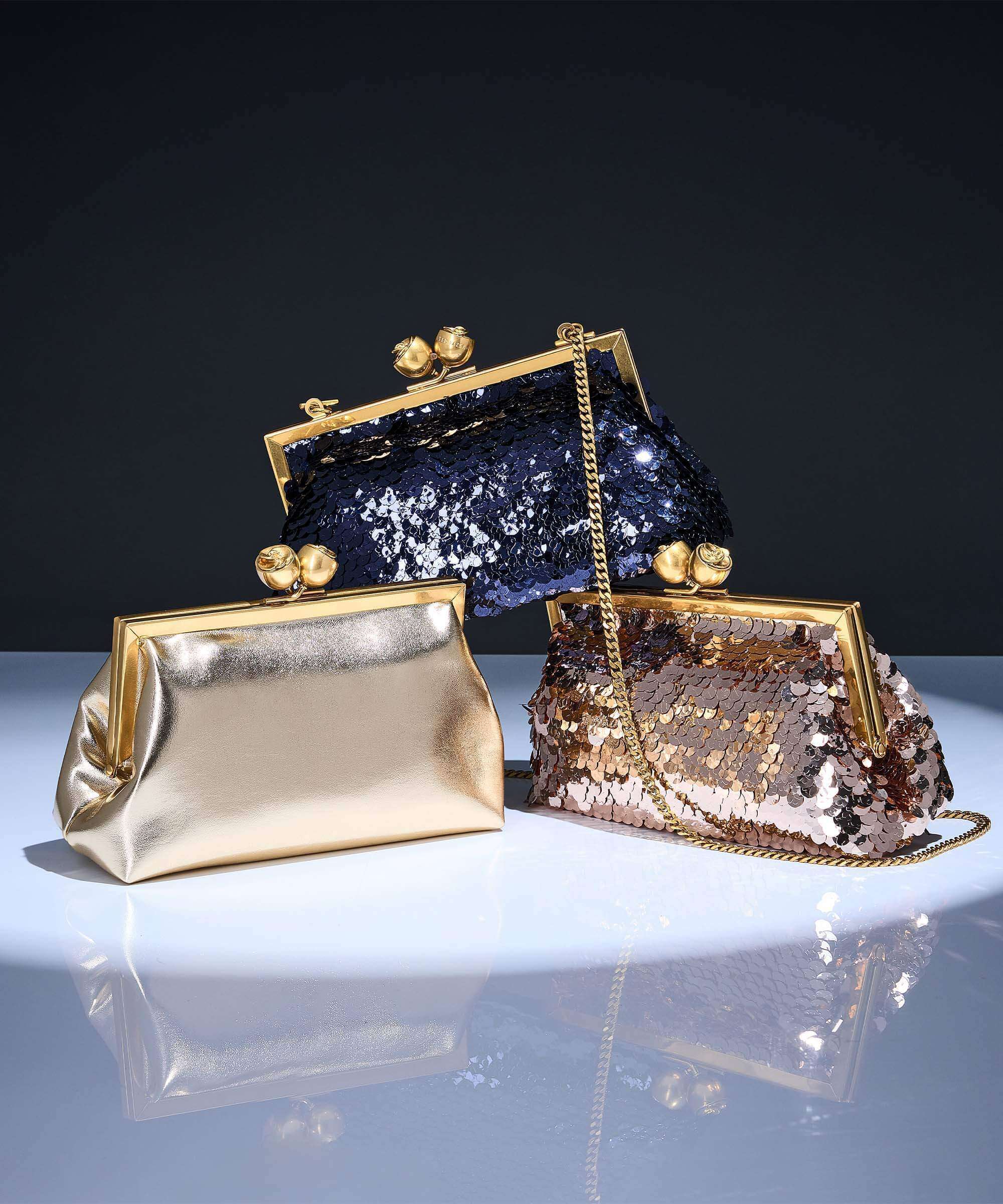 Ted Baker Sequinz Crossbody bag rose gold