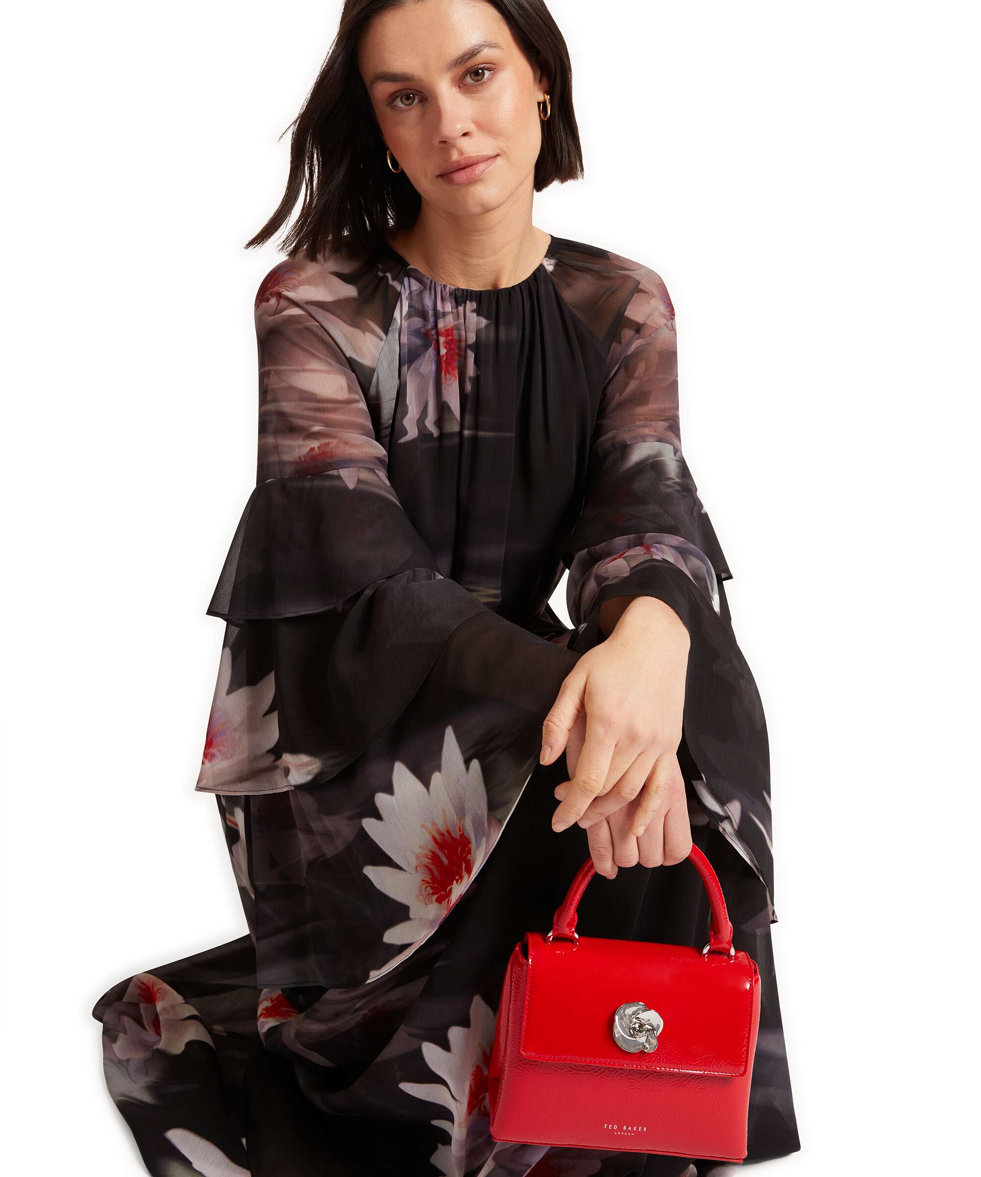 Ted Baker Roseau Handbag red