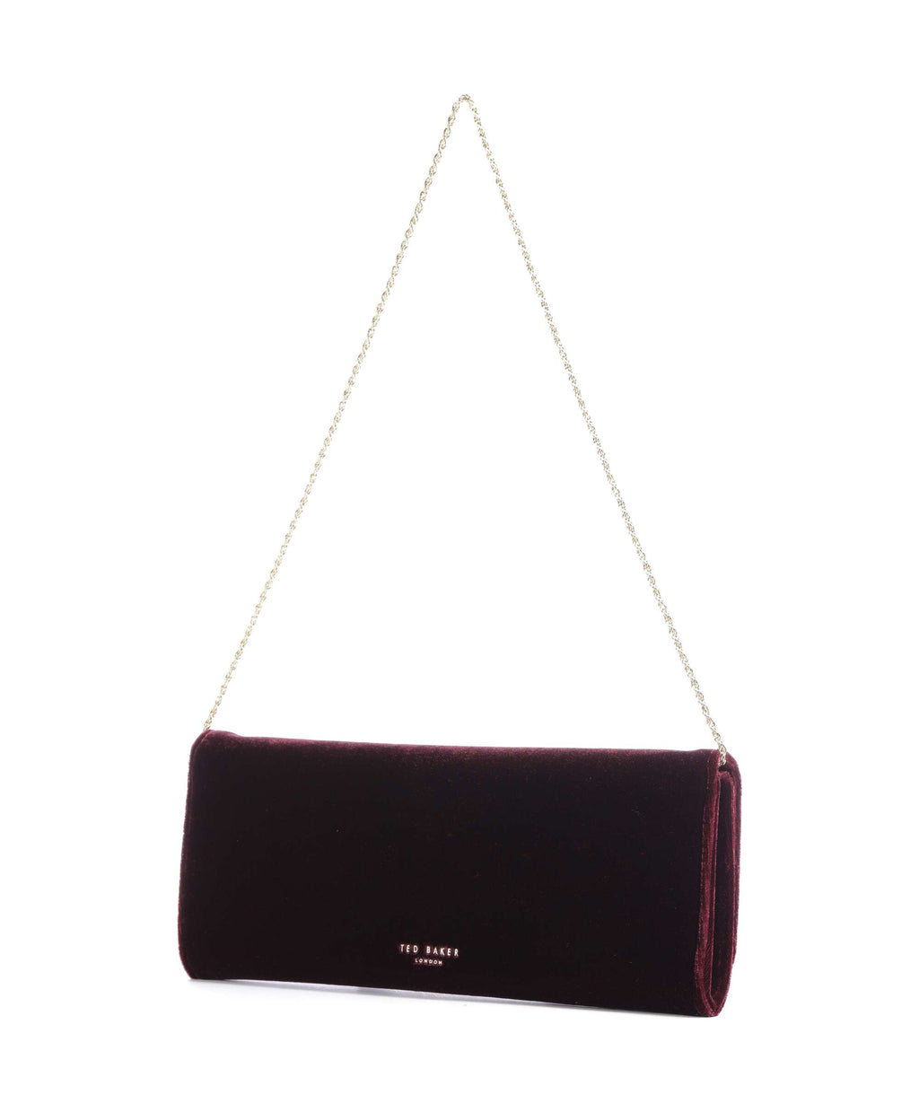 Ted Baker Maroah Clutch bag dark red