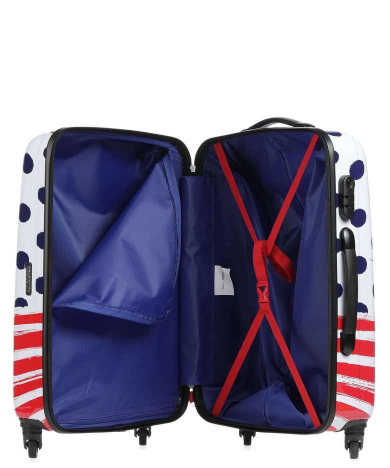 American Tourister Disney Legends Spinner (4 wheels) minnie blue dots