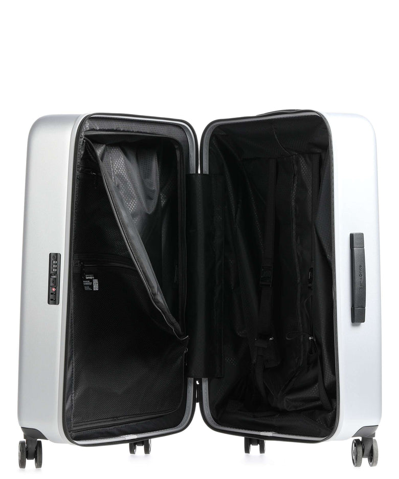 Samsonite Quadrix Spinner (4 wheels) silver