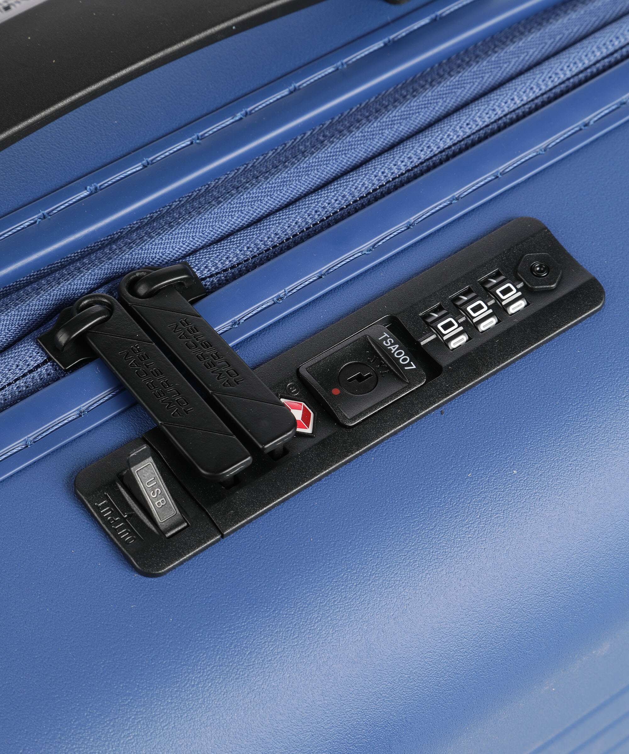 American Tourister Novastream Spinner (4 wheels) navy blue