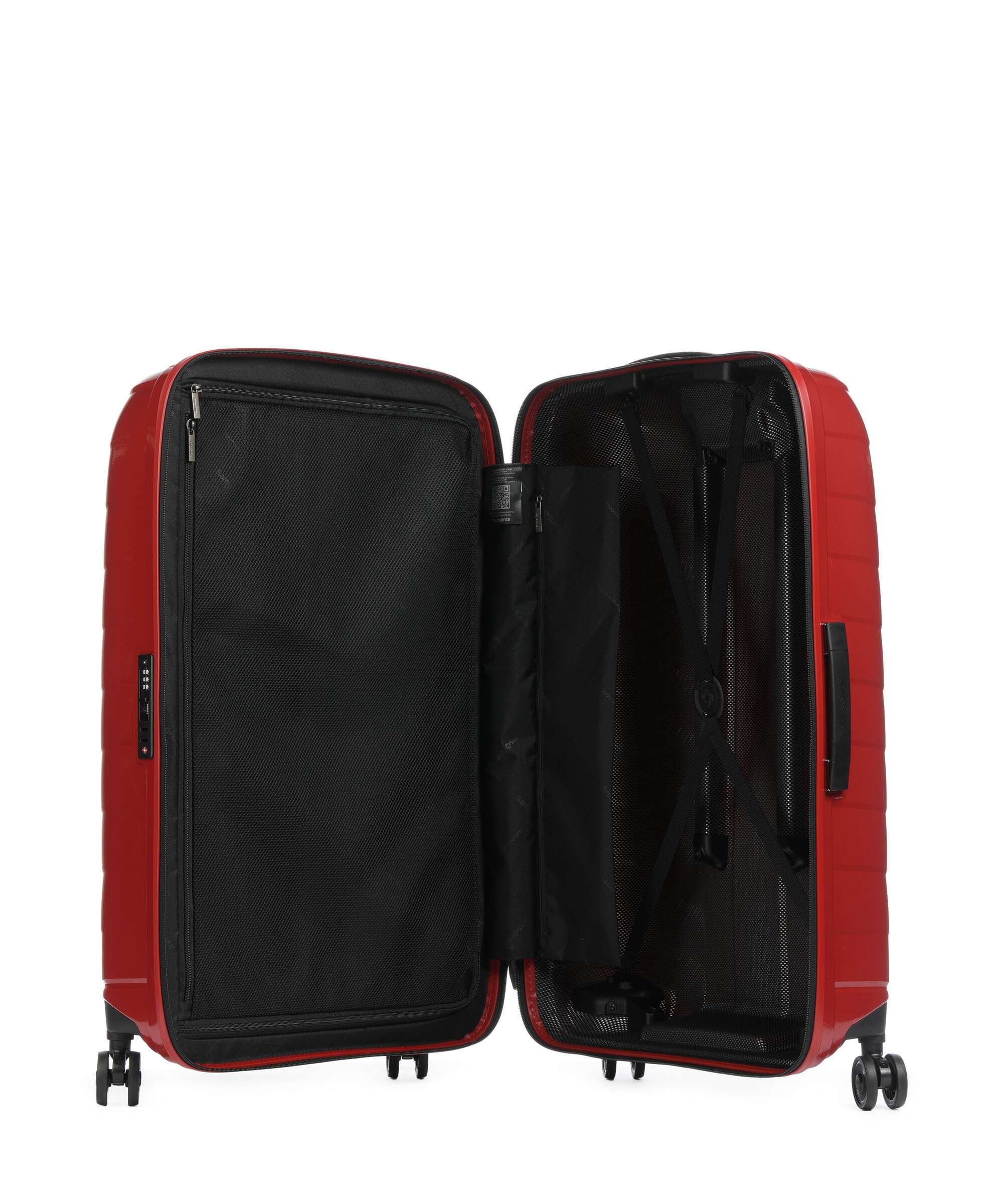Samsonite Attrix Spinner (4 wheels) red