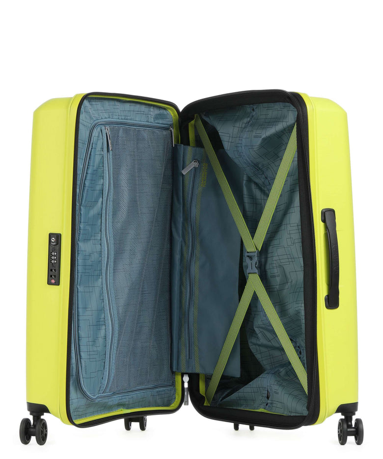 American Tourister Aerostep Spinner (4 wheels) light lime
