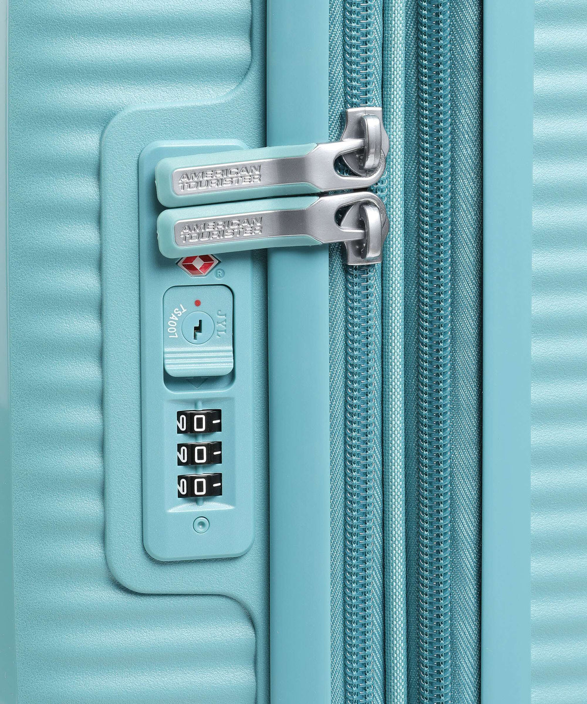 American Tourister Soundbox Spinner (4 wheels) turquoise tonic