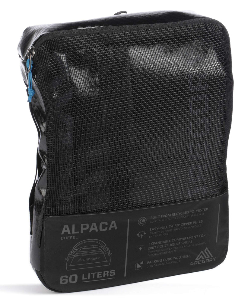 Gregory Alpaca 60 Travel bag obsidian black