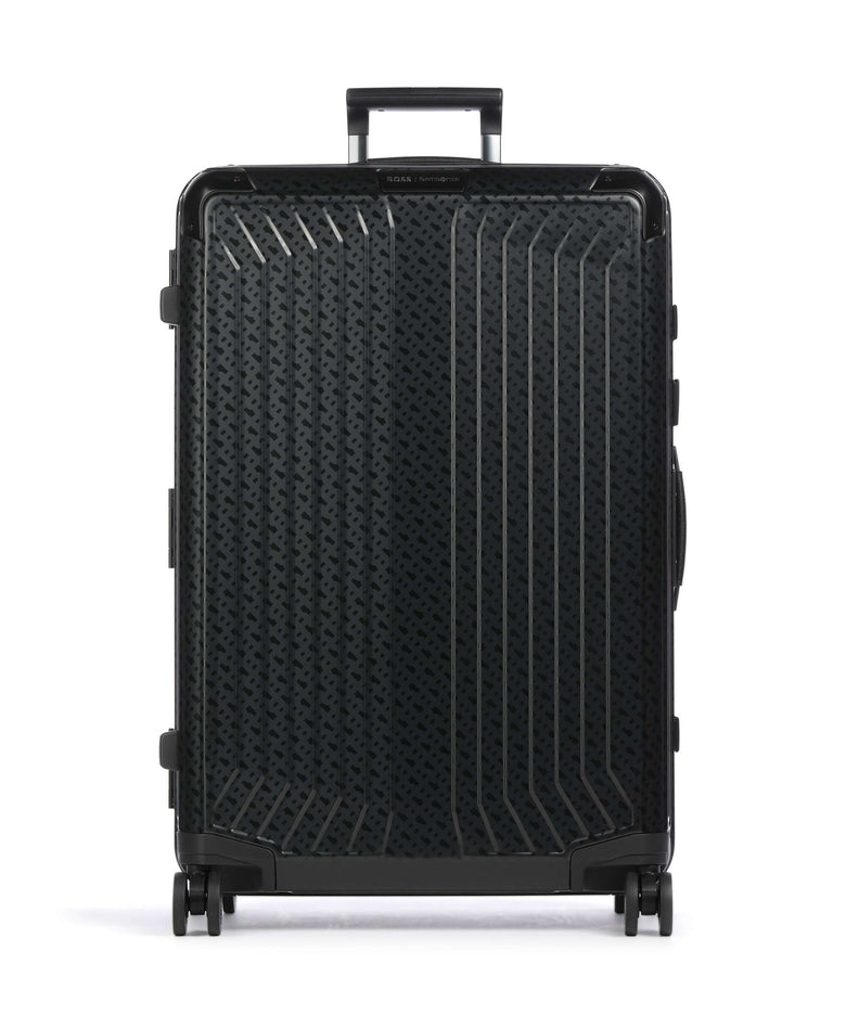 Samsonite Lite-Box Alu / Boss Spinner (4 wheels) graphite monogram