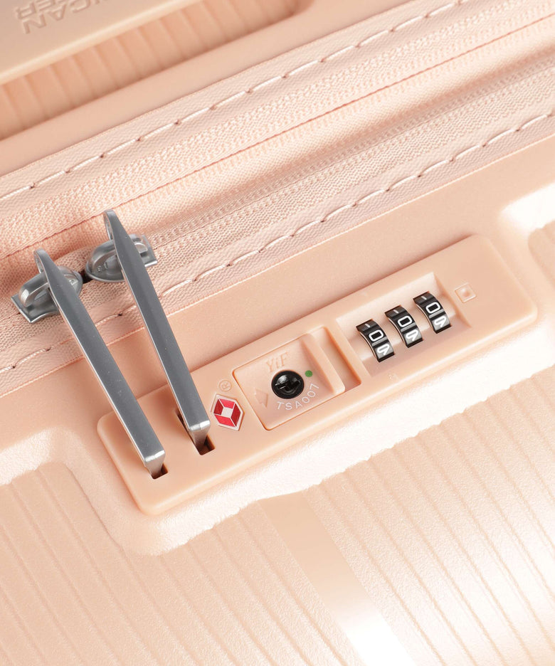 American Tourister Starvibe Spinner (4 wheels) metallic peach