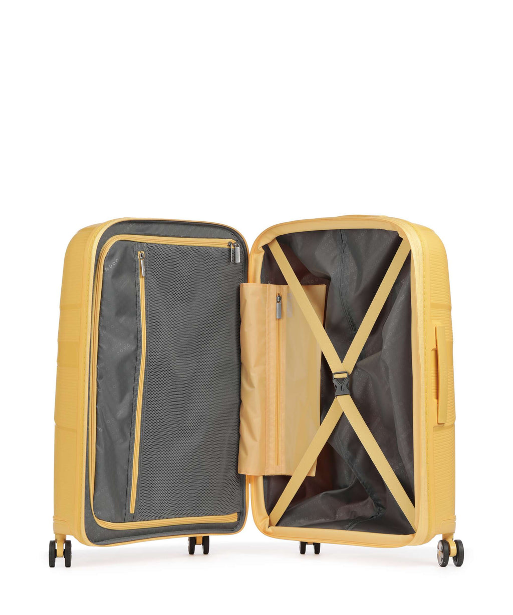 American Tourister Starvibe Spinner (4 wheels) metallic banana