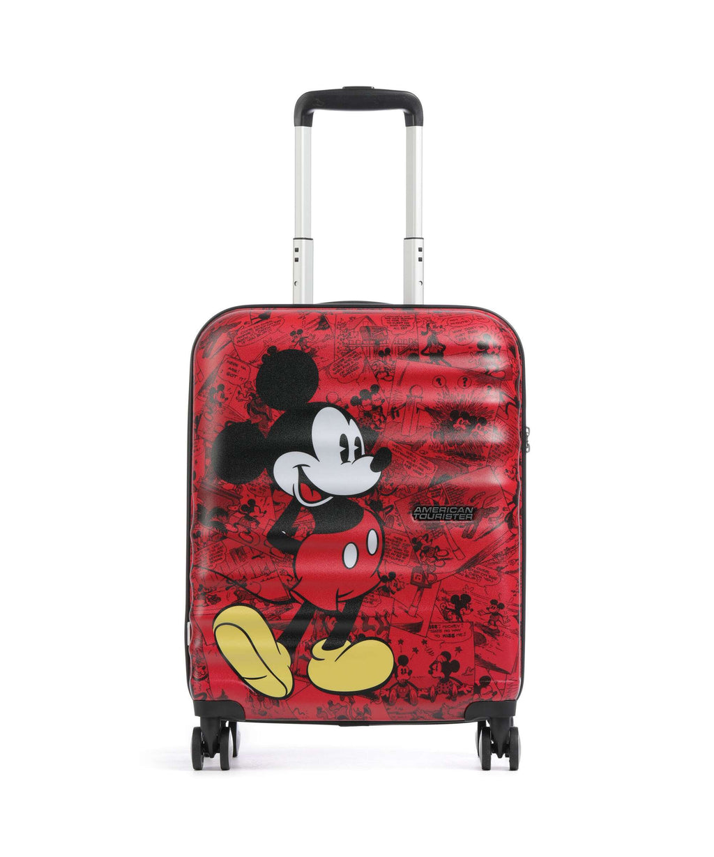 American Tourister Wavebreaker Disney Spinner (4 wheels) mickey comics red