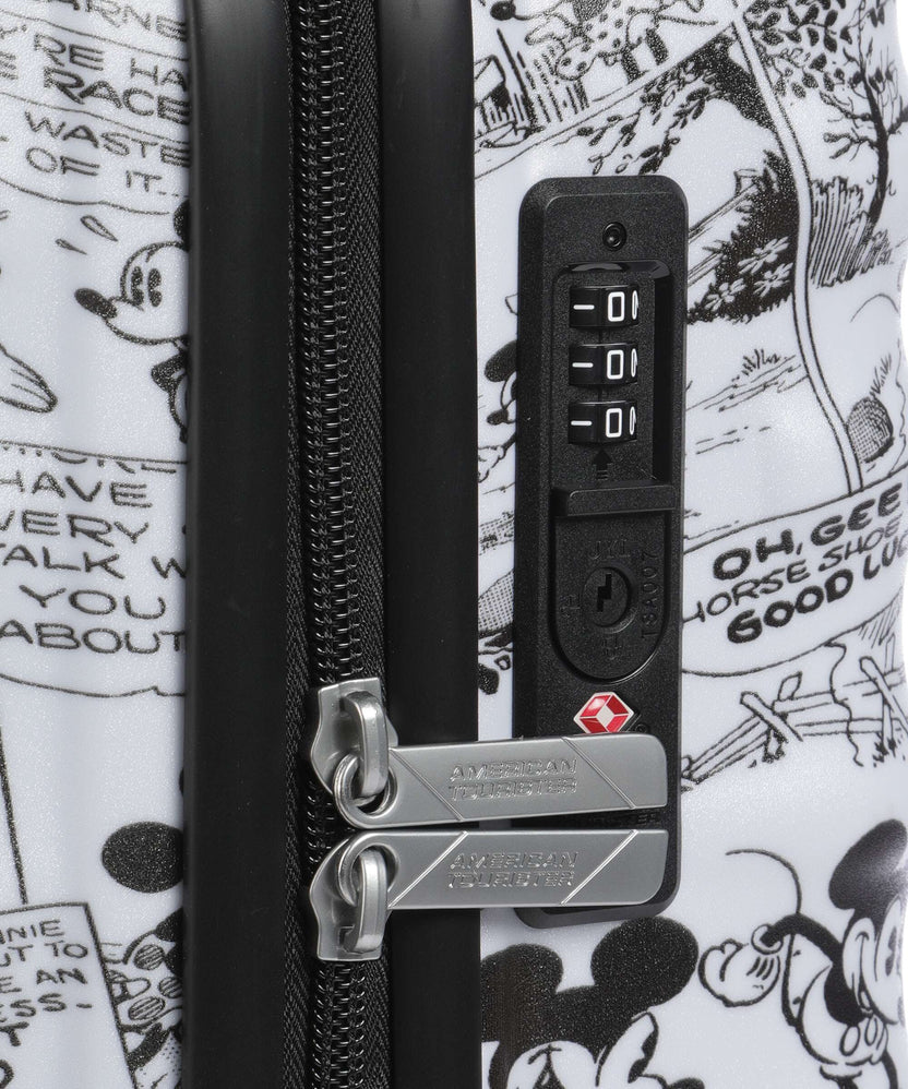 American Tourister Wavebreaker Disney Spinner (4 wheels) minnie comics/white